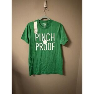 Celebrate it Green Adult T Shirt Pinch Proof Shamrock St Patricks Day MD M